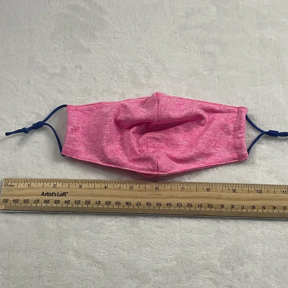 Lot of 20 Lele Sadoughi Reusable Face Masks Adjustable Jersey Knit Pink Blue GrY